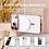 Ntech Ntech Hoesje Geschikt voor iPhone 18 Pro Max / iPhone 17 Pro Max hoesje Rose Goud – MagSafe Transparante Backcover met Lensbeschermer + Screenprotector – 2 Stuks