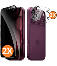 Ntech Privacy Screenprotector Geschikt voor iPhone 18 Pro Max
