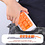 Ntech Telefoonhouder met siliconen zuignap met stand Oranje, geschikt voor alle iPhone 18 Pro / 17 Pro / 16 Por / 15 / Samsung S26 / S26 ultra / S25 / S24, antislip en valbestendige telefoonhouder