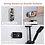 Ntech Telefoonhouder met siliconen zuignap met stand Donker Blauw, geschikt voor alle iPhone 18 Pro / 17 Pro / 16 Por / 15 / Samsung S26 / S26 ultra / S25 / S24, antislip en valbestendige telefoonhouder