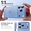Ntech Ntech Camera Lens Protector voor iPhone 18 Pro Max Licht Blauw – Matte Metalen Camera Lens Beschermer – Full Coverage – Krasbestendig