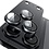 Ntech Ntech Camera Lens Protector voor iPhone 18 Pro Zwart – Matte Metalen Camera Lens Beschermer – Full Coverage – Krasbestendig