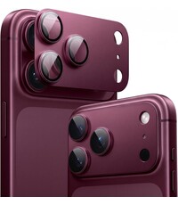 Ntech Ntech Camera Lens Protector voor iPhone 18 Pro Kersen Rood