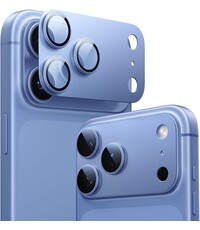 Ntech Ntech Camera Lens Protector voor iPhone 18 Pro Licht Blauw