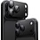 Ntech Ntech Camera Lens Protector voor iPhone 18 Pro Zwart – Matte Metalen Camera Lens Beschermer – Full Coverage – Krasbestendig