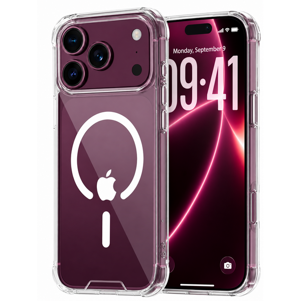 Ntech Ntech Hoesje Geschikt voor iPhone 18 Pro Hoesje – Transparante Backcover – MagSafe Geschikt – Beschermend Telefoonhoesje Shock proof - hoes