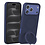 Ntech Ntech Hoesje – Geschikt voor iPhone 18 Pro Zacht Siliconen Hoesje Navy – MagSafe Geschikt – Liquid Backcover met Ring