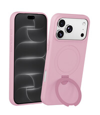 Ntech Ntech Hoesje – Geschikt voor iPhone 18 Pro Zacht Siliconen Hoesje Licht Roze