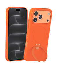Ntech Ntech Hoesje – Geschikt voor iPhone 18 Pro Zacht Siliconen Hoesje Oranje
