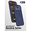 Ntech Ntech Hoesje – Geschikt voor iPhone 18 Pro Zacht Siliconen Hoesje Navy – MagSafe Geschikt – Liquid Backcover met Ring