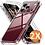 Ntech Hoesje geschikt voor iPhone 18 Pro Max Hoesje transparant - Anti Shock silicone hoesje iPhone 18 pro case met 2 Pack Screenprotector tempered glass voor iPhone 17 Pro Max