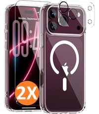Ntech Transparant Hoesje iPhone 18 Pro Max Hoesje Geschikt voor MagSafe