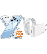Ntech USB C Adapter 20W - USB C Snellader Met 1M USB C Kabel