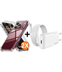 Ntech USB C Adapter 20W - USB C Snellader Met 1M USB C Kabel