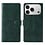 Ntech Hoesje geschikt voor iPhone 18 Pro hoesje Groen pasjeshouder telefoon hoes - Met screenprotector tempered glass voor iPhone 18 pro - 2x