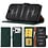 Ntech Hoesje geschikt voor iPhone 18 Pro hoesje Groen pasjeshouder telefoon hoes - Met screenprotector tempered glass voor iPhone 18 pro - 2x