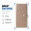 Ntech Hoesje geschikt voor iPhone 18 Pro Max hoesje Goud pasjeshouder telefoon hoes - Met screenprotector tempered glass voor iPhone 18 Pro Max - 2x