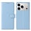 Ntech Hoesje geschikt voor iPhone 18 Pro Max hoesje Blauw pasjeshouder telefoon hoes - Met screenprotector tempered glass voor iPhone 18 Pro Max - 2x
