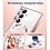 Ntech Hoesje Geschikt voor Samsung Galaxy S26 FE / S25 FE hoesje backcover Rose Goud – Geschikt voor Magsafe Lens beschermer – Transparant