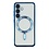 Ntech Hoesje Geschikt voor Samsung Galaxy S26 FE / S25 FE hoesje backcover Blauw – Geschikt voor Magsafe Lens beschermer – Transparant