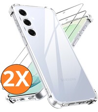 Ntech Hoesje geschikt voor Samsung Galaxy S26 FE Hoesje transparant