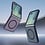 Ntech MagSafe hoesje Geschikt voor Samsung Galaxy Z Flip 8 hoesje Lila - Z Flip 7 Hoesje Shockproof - Schokbestendig TPU hoesje Samsung Z Flip 8 - Flip 7