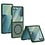 Ntech MagSafe hoesje Geschikt voor Samsung Galaxy Z Flip 8 hoesje Groen - Z Flip 7 Hoesje Shockproof - Schokbestendig TPU hoesje Samsung Z Flip 8 - Flip 7