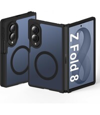 Ntech MagSafe hoesje Geschikt voor Samsung Galaxy Z Fold 8 hoesje Zwart