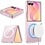 Ntech MagSafe hoesje Geschikt voor Samsung Galaxy Z Flip 8 - Flip 8 Transparant Shockproof Hoesje - Schokbestendig TPU hoesje Samsung Z Flip 8 - Flip 8