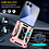 Ntech Hoesje Geschikt voor Samsung Galaxy Z Flip 8 Hoesje Rose Goud - Anti-Shock Hybrid Armor hoesje Met Draaibare Ring Houder Backcover Telefoonhoesje