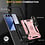 Ntech Hoesje Geschikt voor Samsung Galaxy Z Flip 8 Hoesje Rose Goud - Anti-Shock Hybrid Armor hoesje Met Draaibare Ring Houder Backcover Telefoonhoesje