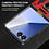 Ntech Hoesje Geschikt voor Samsung Galaxy Z Flip 8 Hoesje Rood - Anti-Shock Hybrid Armor hoesje Met Draaibare Ring Houder Backcover Telefoonhoesje