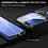 Ntech Hoesje Geschikt voor Samsung Galaxy Z Flip 8 Hoesje Blauw - Anti-Shock Hybrid Armor hoesje Met Draaibare Ring Houder Backcover Telefoonhoesje