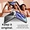 Ntech Ntech Hoesje geschikt voor Samsung Galaxy Z Flip 8 Hoesje Transparant case met Ring houder - Luxe Backcover - doorzichtig