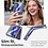 Ntech Ntech Hoesje geschikt voor Samsung Galaxy Z Flip 8 Hoesje Transparant case met Ring houder - Luxe Backcover - doorzichtig