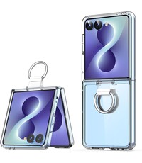Ntech Ntech Hoesje geschikt voor Samsung Galaxy Z Flip 8 Hoesje