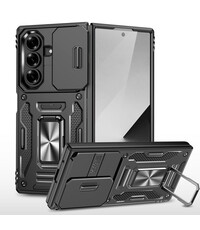 Ntech Hoesje Geschikt voor Samsung Galaxy Z Fold 8 Ultra Hoesje Zwart