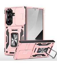 Ntech Hoesje Geschikt voor Samsung Galaxy Z Fold 8 Ultra Hoesje Rose Goud