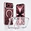 Ntech Ntech Magsafe Geschikt voor iPhone 18 Pro Max / 17 Pro Max Hoesje Transparant / Roze – Stand Functie – Shockproof Bumper case