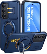 Ntech Hoesje Geschikt voor Samsung Galaxy S26 FE / S25 FE hoesje Blauw