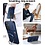 Ntech Hoesje Geschikt voor Samsung Galaxy S26 FE / S25 FE hoesje Blauw - Shock Hybrid Armor Hoes met Kickstand Ring en Camera Bescherming - Geschikt voor MagSafe