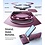 Ntech Hoesje Geschikt voor Samsung Galaxy S26 FE / S25 FE hoesje Burgundy - Shock Hybrid Armor Hoes met Kickstand Ring en Camera Bescherming - Geschikt voor MagSafe