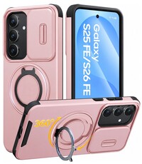 Ntech Hoesje Geschikt voor Samsung Galaxy S26 FE / S25 FE hoesje Rose Goud