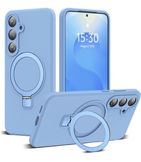 Ntech Ntech Hoesje – Geschikt voor Samsung S26 FE Zacht Siliconen Hoesje Blauw