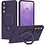 Ntech Ntech Hoesje – Geschikt voor Samsung S26 FE Zacht Siliconen Hoesje Grape Purple – MagSafe Geschikt - Liquid Backcover met Ring hoesje Samsung S25 FE