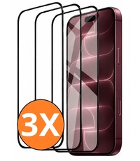 Ntech Full Cover Screenprotector geschikt voor iPhone 18 Pro Max