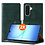 Ntech Hoesje geschikt voor Samsung Galaxy A18 5G hoesje Groen pasjeshouder telefoon hoes - Met screenprotector tempered glass voor Galaxy A18 / A17 5G - 2x