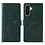 Ntech Hoesje geschikt voor Samsung Galaxy A18 5G hoesje Groen pasjeshouder telefoon hoes - Met screenprotector tempered glass voor Galaxy A18 / A17 5G - 2x