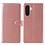 Ntech Hoesje geschikt voor Samsung Galaxy A18 5G hoesje Rose Goud pasjeshouder telefoon hoes - Met screenprotector tempered glass voor Galaxy A18 / A17 5G - 2x
