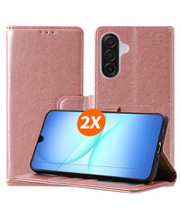Ntech Hoesje geschikt voor Samsung Galaxy A18 5G hoesje Rose Goud